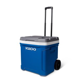 Igloo Khlbox Eisbox mit Rollen Lattitude 60 roller blau