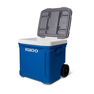 Igloo Khlbox Eisbox mit Rollen Lattitude 60 roller blau