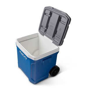 Igloo Khlbox Eisbox mit Rollen Lattitude 60 roller blau